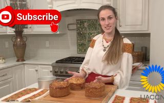 Baking of Easter Paska - Ukrainian Traditional Easter Bread