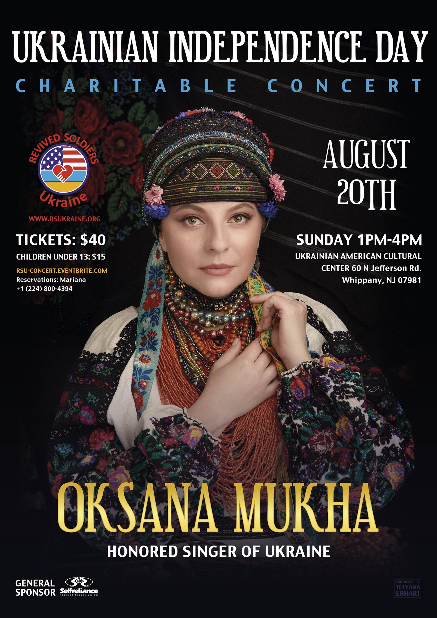 Oksana Mukha Ukrainian Independence Day concert by Revived Soldiers Ukraine